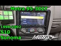 1998-2002 S10 Blazer Sonoma Double DIN Install Metra 95-3027 Alpine ILX-W650