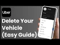 How to Delete Vehicle in Uber