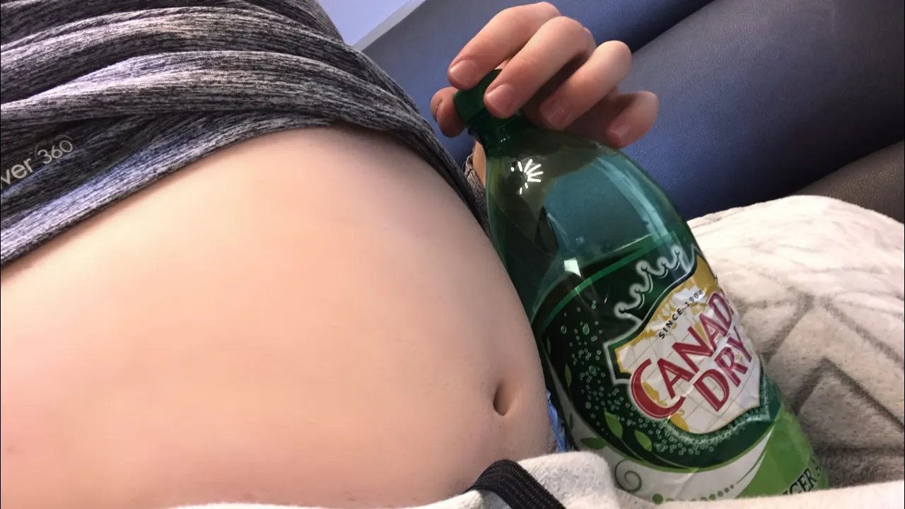 ✨ Soda Bloat !! ✨ Belly Play With Big Tummy Gurgles ! ✨ (read description)