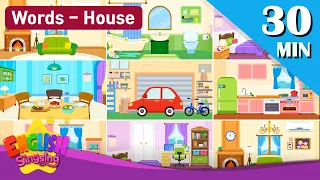 Theme - House (Living room, Kitchen & More) | Learn English for kids