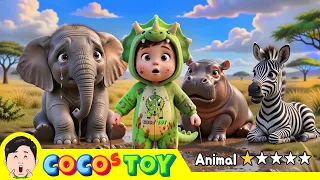 A twist-ending african animal mom-finding quiz｜animals quiz for kids｜CoCosToy