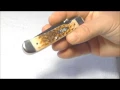 Case Trapper Lock Pocket Knife 6154 LC CV Amber Jigged Bone