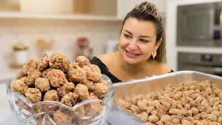 AMENDOIM DOCE CROCANTE POR MUITO MAIS TEMPO SUPER FÁCIL DE PANELA
