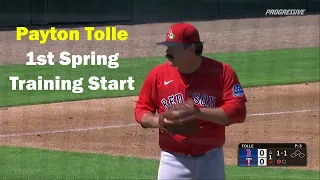Every pitch of Payton Tolle s 1st Spring Training Start in 2026