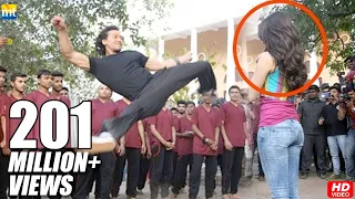 tiger shroffs amazing stunt with shraddha kapoor for baaghi promotions