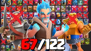 MATE A TODAS LAS CARTAS DE CLASH ROYALE EN 1 HORA 💀