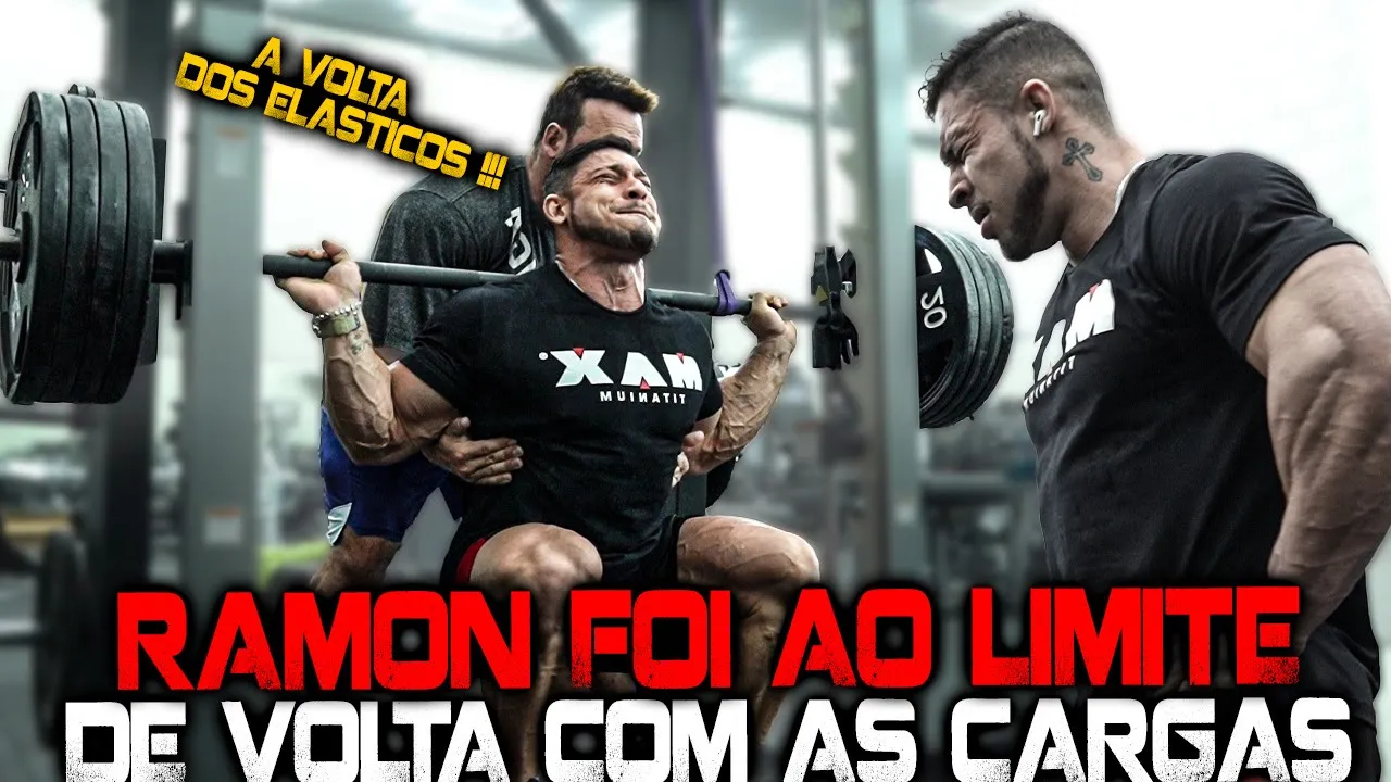 RAMON FOI AO LIMITE NO LEG DAY - DE VOLTA COM AS CARGAS !!!