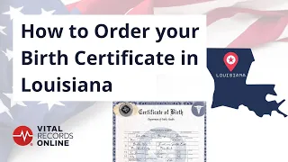 How to Order Your Louisiana Birth Certificate Vital Records Online