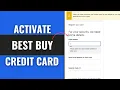 How To Activate Best Buy Credit Card Online