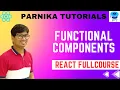 Components in React Functional Components in React React Course for Beginners
