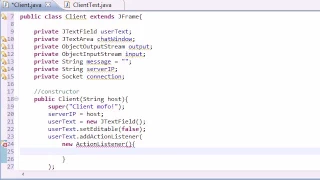 Intermediate Java Tutorial 137 Creating the GUI for the Client
