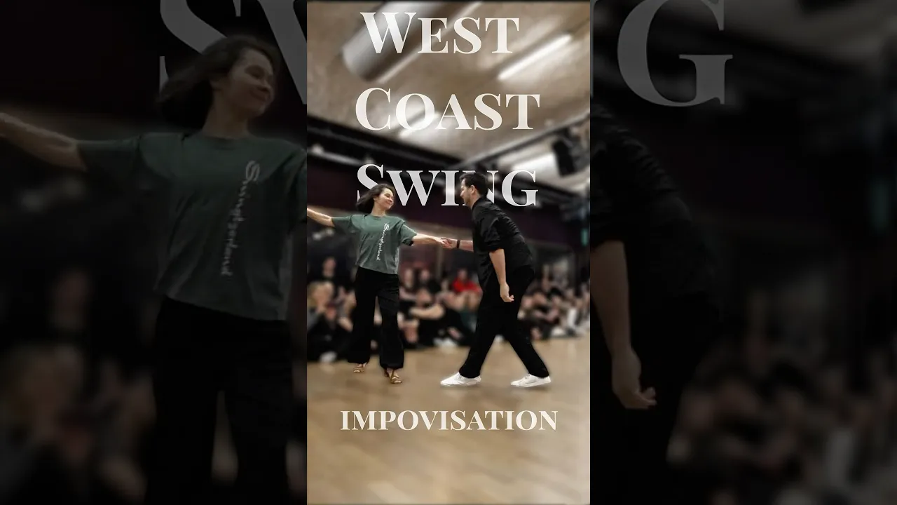 West Coast Swing Improvisation part 2 #semionmaria #westcoastswing #modernswing #improvisation #wcs
