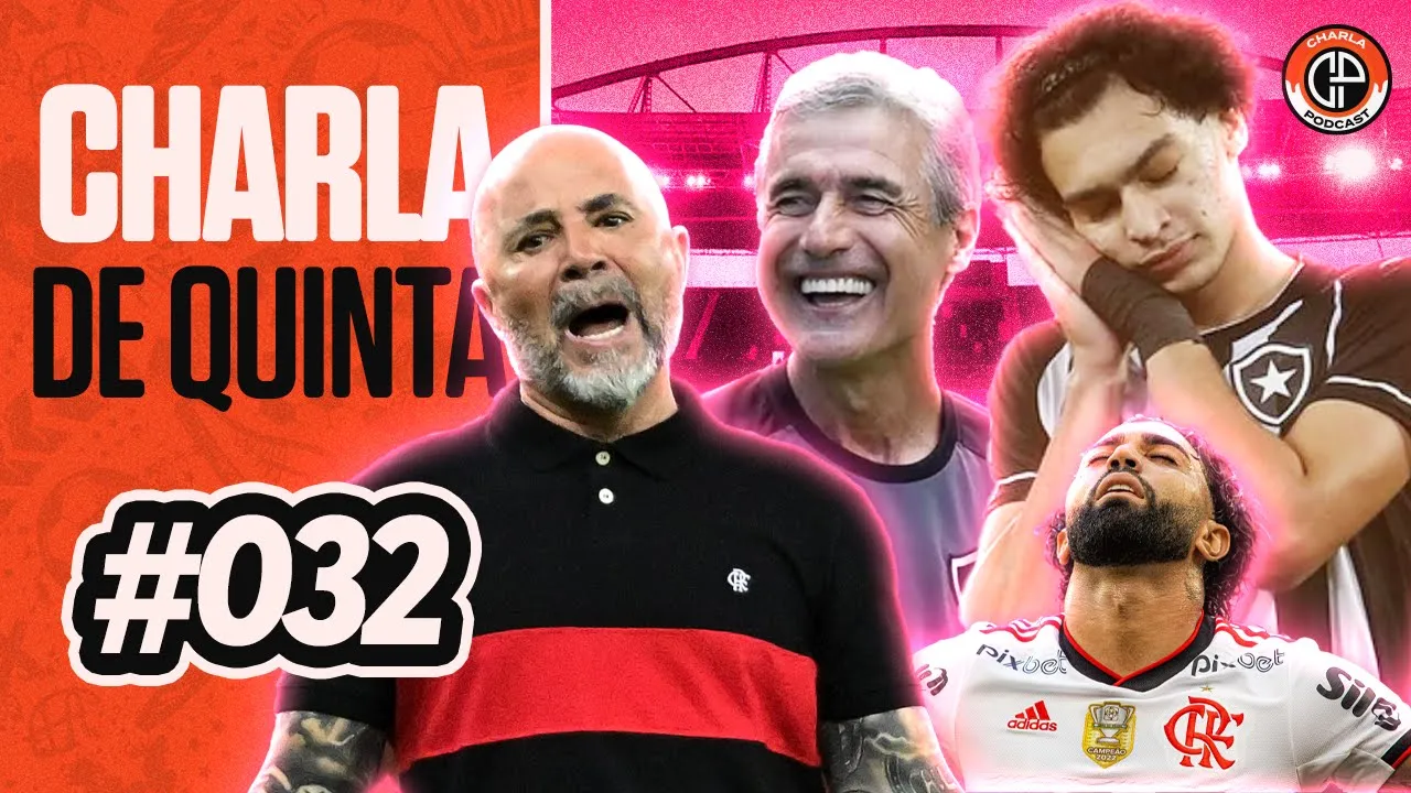 BOTAFOGO VENCE MAIS UMA E SEGUE LÍDER! FLAMENGO PERDE E MERGULHA NA CRISE! - CHARLA DE QUINTA #032