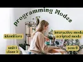 Programming modes-interactive mode and Scripted mode and identifiers Class-2 Unit-1