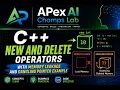 C new and delete operators with memory leakage and dangling pointer example