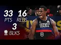 Jalen Duren 33 pts 16 rebs 3 blks vs Cavs season