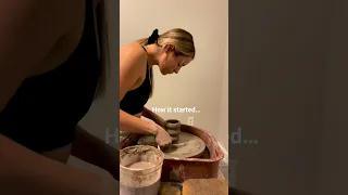 How My Pottery Journey Started Vs How It S Going Pottery Ceramics Shorts 