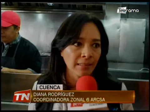 Arcsa realiza controles sanitarios en locales de venta de comida