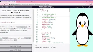 Learn Basic CSS Create a custom CSS Variable freeCodeCamp org Google Chrome 2019 12 13 14 42 09