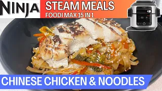 ninja foodi 15 in 1 steam meals chinese chicken u0026 noodles