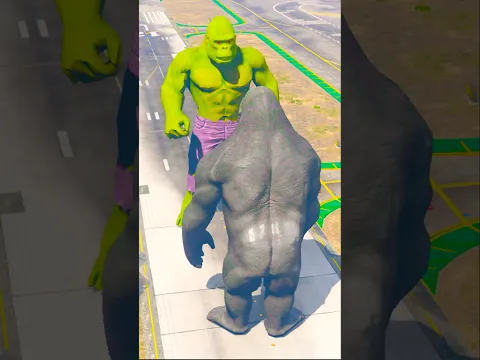 GIANT KINGKONG VS GIANT HULK KONG THE ULTIMATE MONSTER BATTLE #10 #shorts