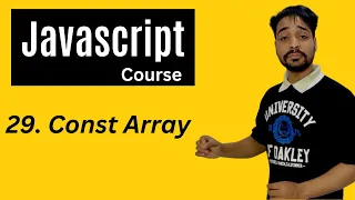 Const Array Methods In Javascript Javascript Tutorial In Hindi