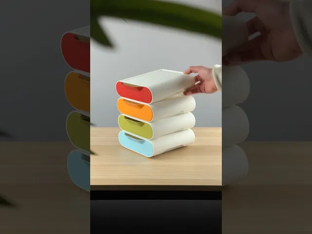 Stack, stackable drawers. video thumbnail