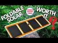 HARBOR FREIGHT Lightweight PORTABLE solar panel Affordable SOLUTION