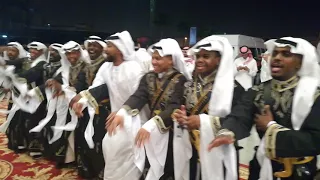 عرضة وادي الدواسر فرقه الوادي في معرض الكتاب عام      دندنها