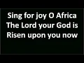 Lagu Jabulani Africa - Rejoice Africa