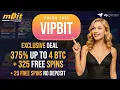 mBit Casino Promo Code VIPBIT 375 up to 4 BTC 325 Free Spins