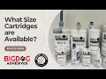 What Size Adhesive Cartridges Are Available Adhesive Cartridge Size Breakdown