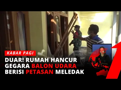 Ledakan Balon Udara Berisi Petasan di Ponorogo Hancurkan 4 Rumah