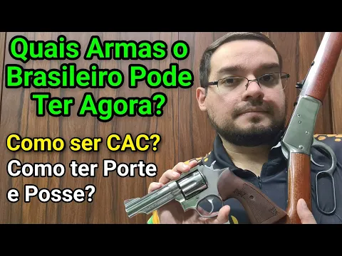 Download MP3 Quais Armas PODE TER Agora? Quem Consegue PORTE e Posse na PF? Como ser CAC? Precisa de Cofre? 2023