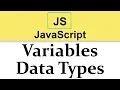 JavaScript Tutorial Variables Data Types