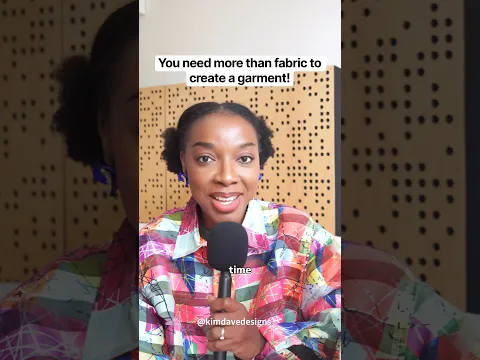 You need more than fabric to complete a garment