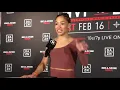 Bellator 216 Post Fight Press Interview with Valerie Loureda