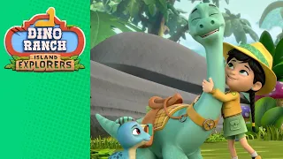 Sleepy T‑Rex Lullaby Rescue! 🎶🦖  | NEW Dino Ranch: Island Explorers | Boomerang UK