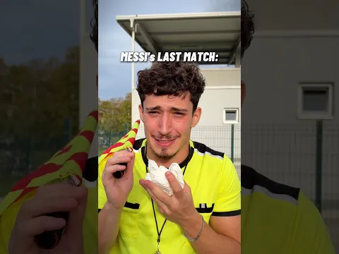 MESSI's Last Match (REF CRYING)