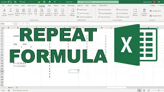 How to make REPEAT formula in excel using LAMBDA