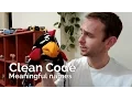 Clean Code - Meaningful names