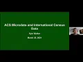 SSDAN Analyzing US Census Microdata in R