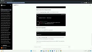 asp net core call python