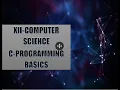 C-Programming Basics Selection Control Structures XII