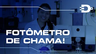 Como ocorre a leitura no fotômetro de chama