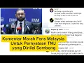 Lagu Komentar Marah Fans Malaysia Untuk Pernyataan TMJ yang Dinilai Sombong 