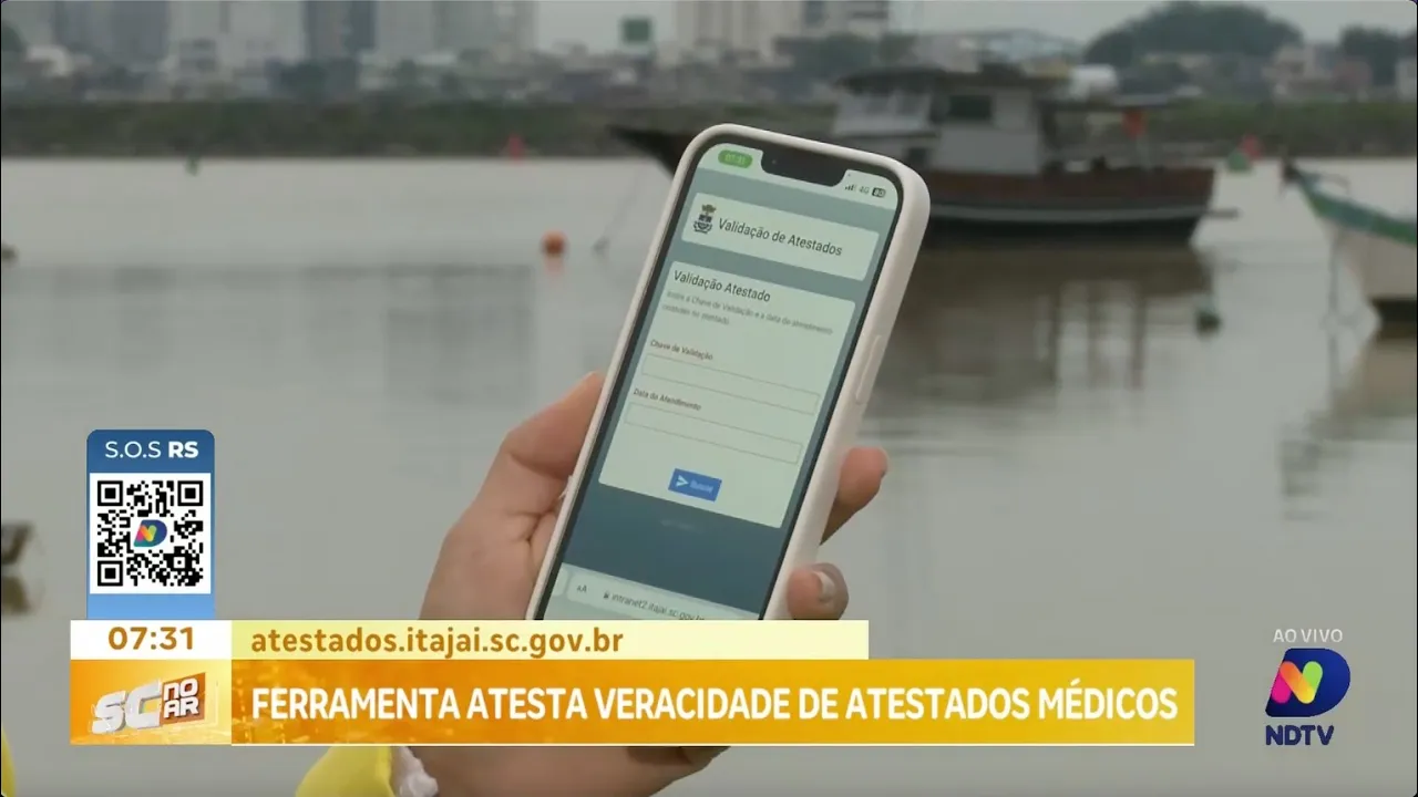 Ferramenta atesta veracidade de atestados médicos em Itajaí