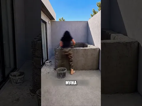 Девушка СДЕЛАЛА роскошный бассейн из старых шин😱🌊🏊‍♀️