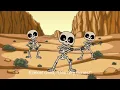 Dry Bones (Dem Bones) - Bone Dance / Skeleton Dance | Family Sing Along - Muffin Songs