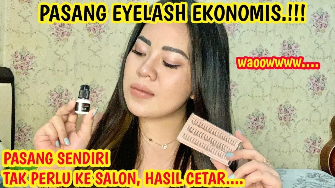 Cara melepas eyelash extension sendiri | cuma pakai satu produk!!